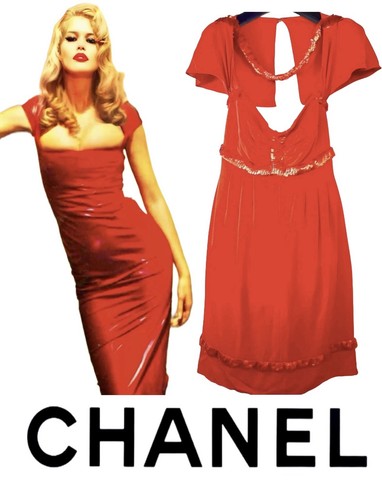 Chanel vintage 2007 rosso - vintage,