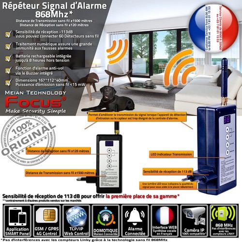 Répéteur signal alarme - signal,