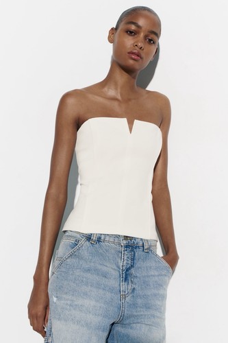 Nuovissimo top estivo zara - top,