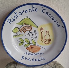 Piatto Del Buon Ricordo Vietri CAS RISTORANTE CACCIARI i Tuscolani Frascati 