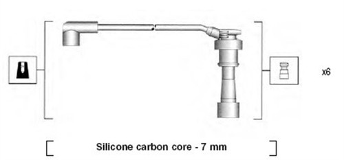 Kit cavi accensione - , per
