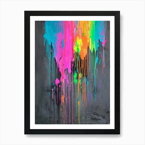 Quadro splatter painting - quadro,