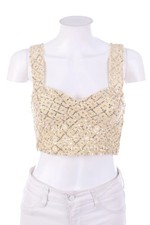 ZARA Crop-Top Pailletten S