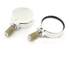 Specchi specchietti cromati bar end Ø 75mm