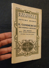 ARTURO SEGRE IL COMMERCIO DEI POPOLI ANTICHI BACINO MEDITERRANEO