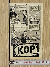Pubblicità vintage 1951 detersivo per piatti e stoviglie KOP Mira Lanza Genova