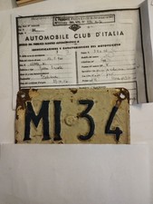 Targa+Vis. Guzzi Ercole 1960