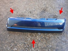 Paraurti posteriore Clio 172 RS Sport ORIGINALE 34k miglia mk2 blu OEM 182