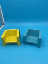 Poltrone Barbie gialle e blu