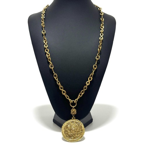 Collana lunga rotonda chanel - collana,