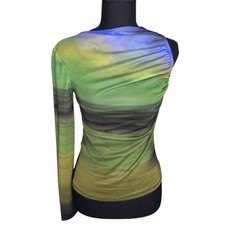 Top donna Zara stampato tulle