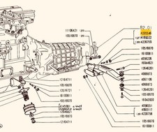 FIAT 125 STAFFA POSTERIORE