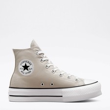 Converse scarpe da ginnastica donna Chuck Taylor All Star Lift Platform Hi beige