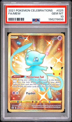 Psa mew 025 - psa, pokemon