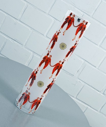 Elegante vaso vetro opale - vaso,