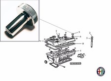 Tappo coprivalvola dado alfa - tappo,
