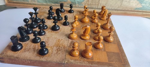 Set scacchi vintage urss legno - vintage,