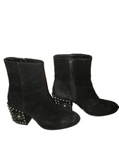 ASH Boots in Black Suede with