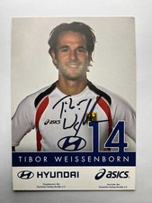 Autografo TIBOR WEISSENBORN-Squadra Nazionale di Hockey su Campo GERMANIA-DHB-firmato-AK