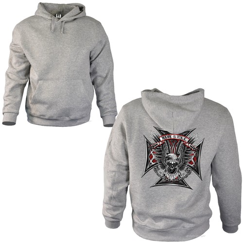 Felpa con cappuccio - , biker