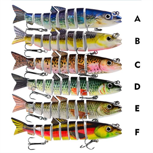 Lotto pezzi esca pesca - 6, da