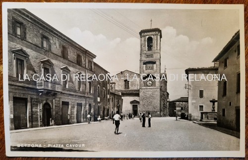 Cartolina bettona piazza - bettona,