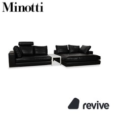 Minotti Hamilton Pelle Divano