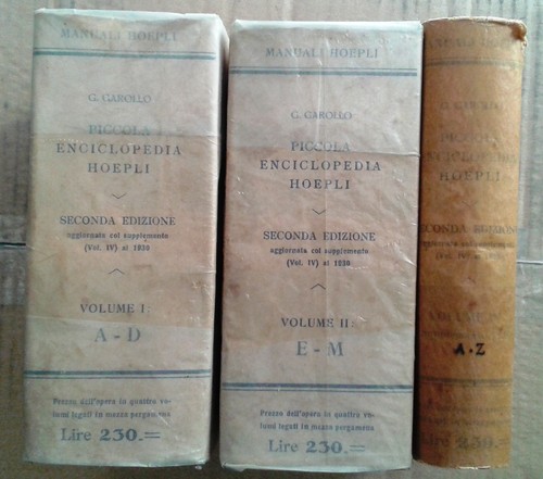 Enciclopedia hoepli annol 1930 - hoepli,