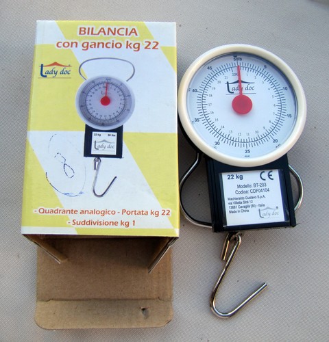 Bilancia analogica con - bilancia, gancio