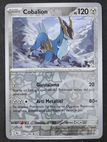 Cobalion 066 086 rara holo - ,