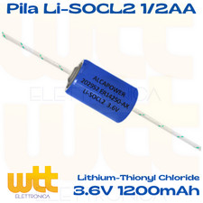 Batteria LITIO 1/2AA 1/2RG