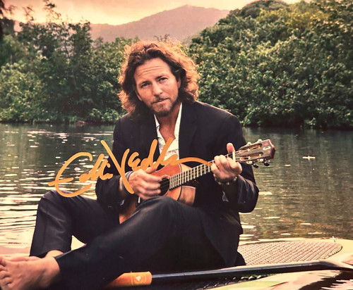 Eddie vedder firmato pearl - pearl, jam