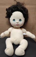 Bambola Mattel vintage My Child 1985 capelli castani occhi blu acqua bambina