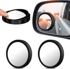 Specchietti per Angolo Morto,2 Pezzi Specchio Angolo Cieco Regolabile a 360° HD 