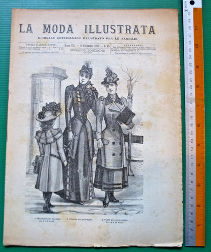 Moda illustrata giornale - la,