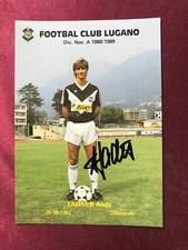 Autogramm ANDY LADNER-FC Lugano 88/89-NS SCHWEIZ-Ex-Grasshopper/FC Basel-AK