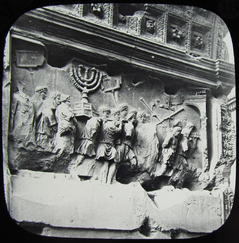 Glass magic lantern slide - lantern,