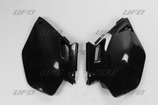 UFO FIANCATINE LATERALI TABELLE PORTANUMERO NERO BLACK YAMAHA YZF 250 2003 2004