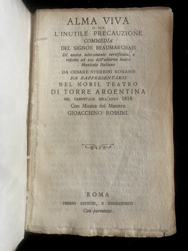 Barbiere siviglia rossini - barbiere,
