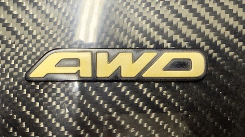 Badge subaru awd - awd, gold