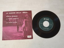 DISCO 45 GIRI VINILE LE CANZONI DELLA MALA : LA POVERA ROSETTA + PORTA ROMANA