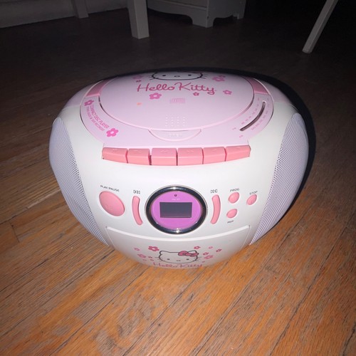 Hello kitty pink boombox - hello,