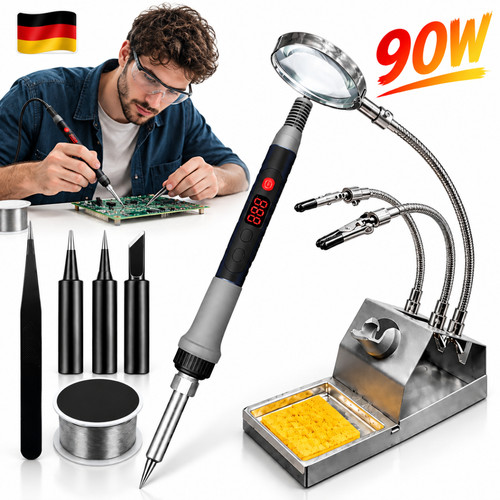 Set saldatore 90w - set,
