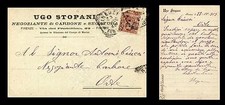 Firenze - Ugo Stopani - carbone e segatura - 23.10.1903