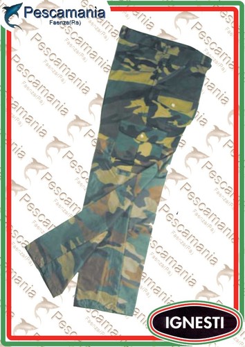 Pantalone mimetico con - , gamba
