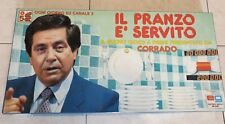 IL PRANZO È SERVITO EDITRICE GIOCHI 1982 COMPLETO CORRADO QUIZ TV