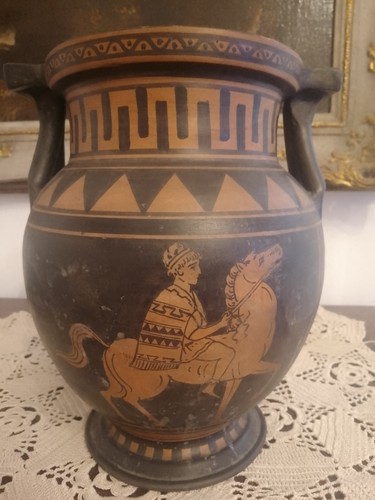 Etrusco vaso stile con due - vaso,