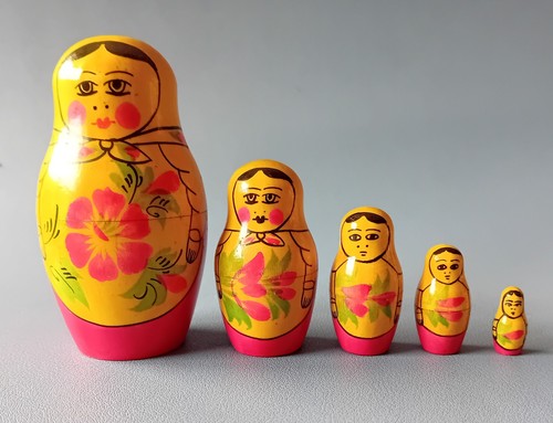 Matrioska sovietica pezzi - sovietica,