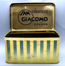SCATOLA IN LATTA CARAMELLE SAN GIACOMO GENOVA - VINTAGE -