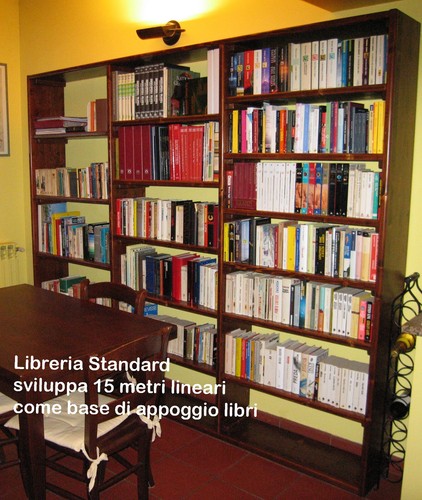 Libreria abete massello - in,